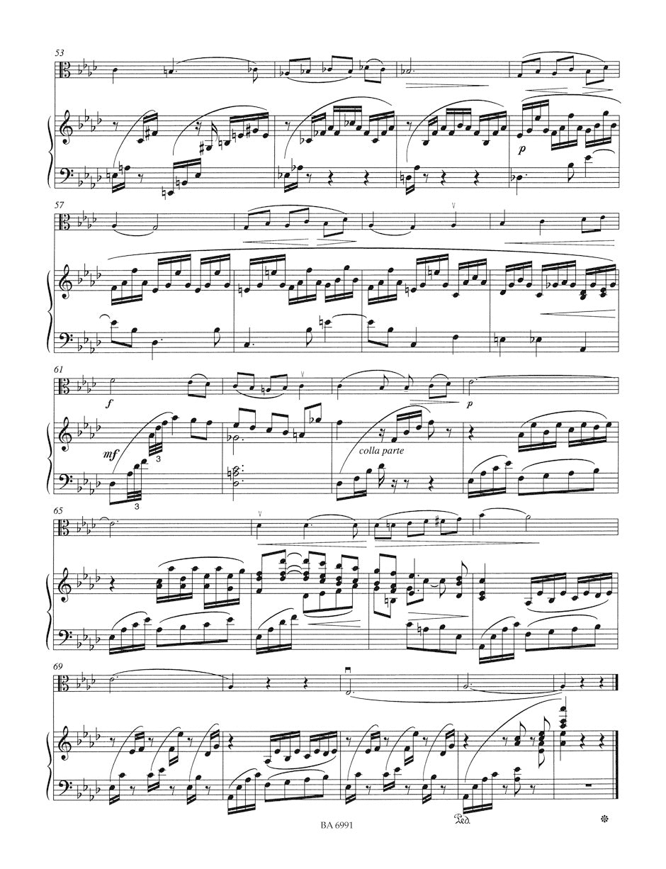 Faure 4 Melodies for Viola and Piano