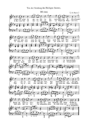 Bach Schemelli Song Book 1736 and six lieder from the Notebook for Anna Magdalena Bach 1725 for High voice BWV 439-507/511-514,516,517 (In the original key)