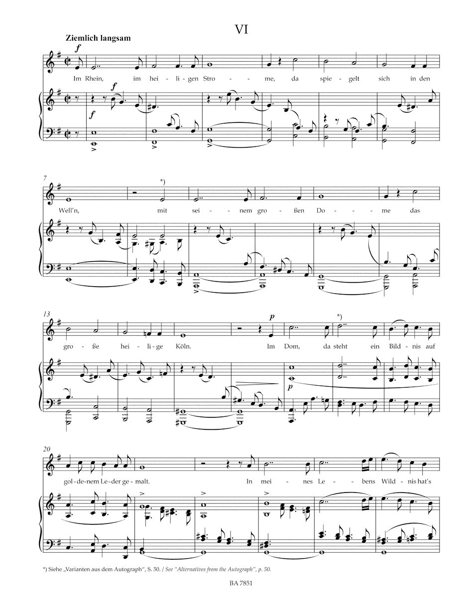 Schumann Dichterliebe op. 48