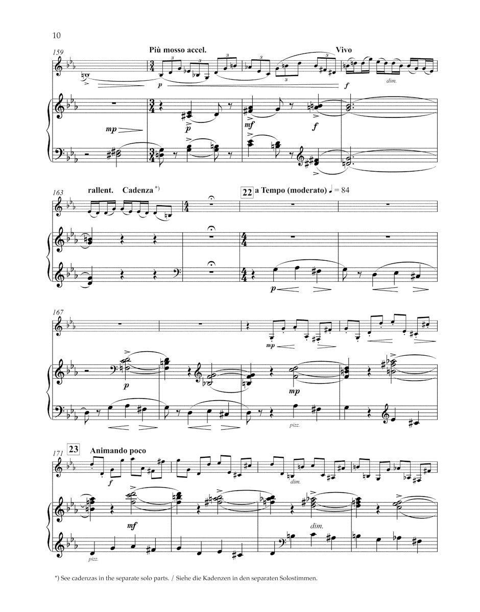 Glazunov Concerto for Alto Saxophone und String Orchestra in E-flat major op. 109