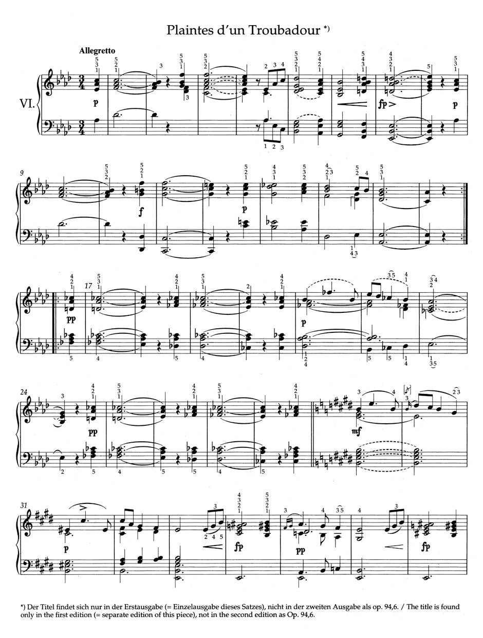 Schubert Moments Musicaux op. 94 D 780