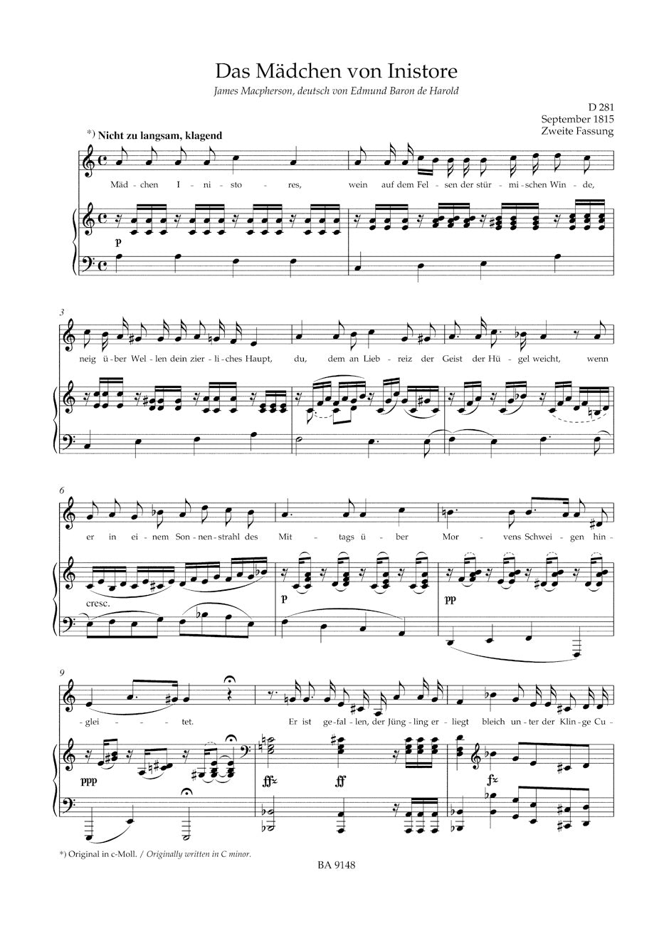 Schubert Lieder, Volume 8 (Low Voice)