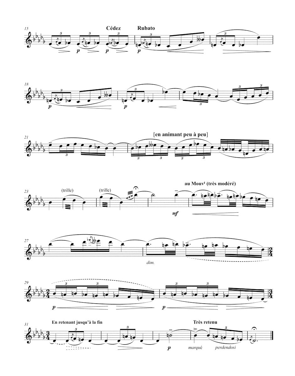 Debussy Syrinx for solo flute