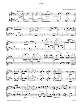 Dvorak Slavonic Dances for Piano Duet op. 72