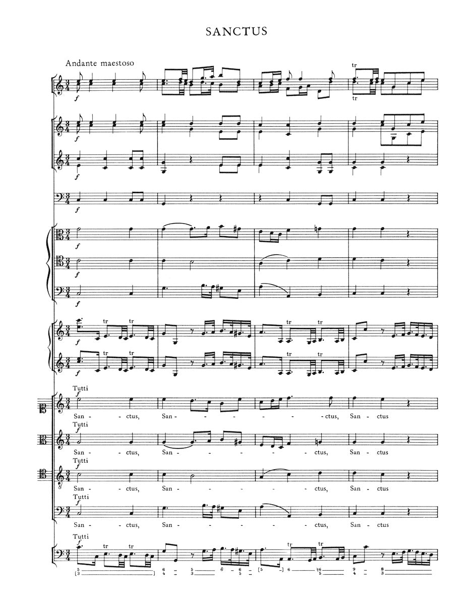 Mozart Missa C major K. 317 "Coronation Mass"