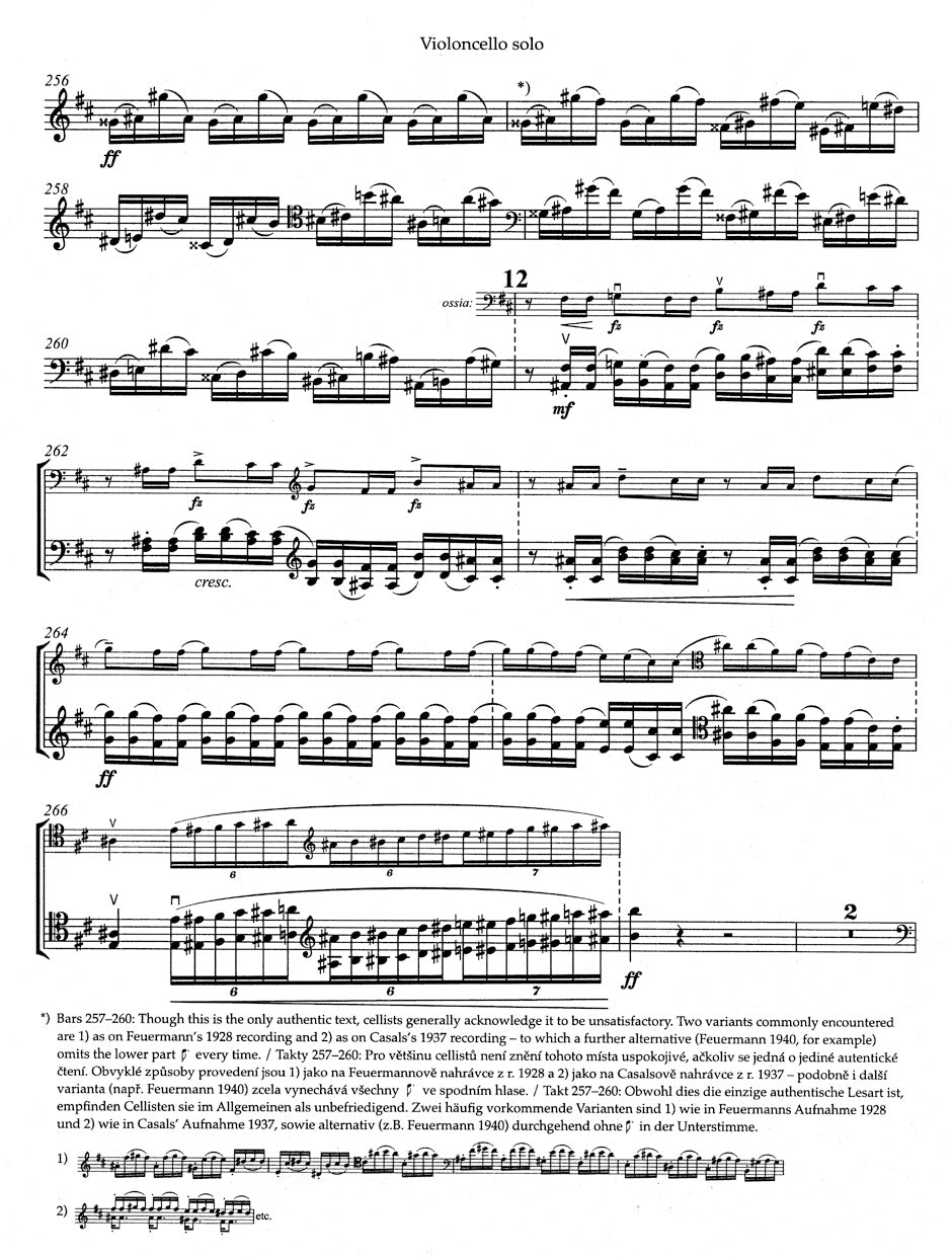 Dvorak Concerto for Violoncello and Orchestra B minor op. 104 (Arrangement for Violoncello and Piano by the Composer)