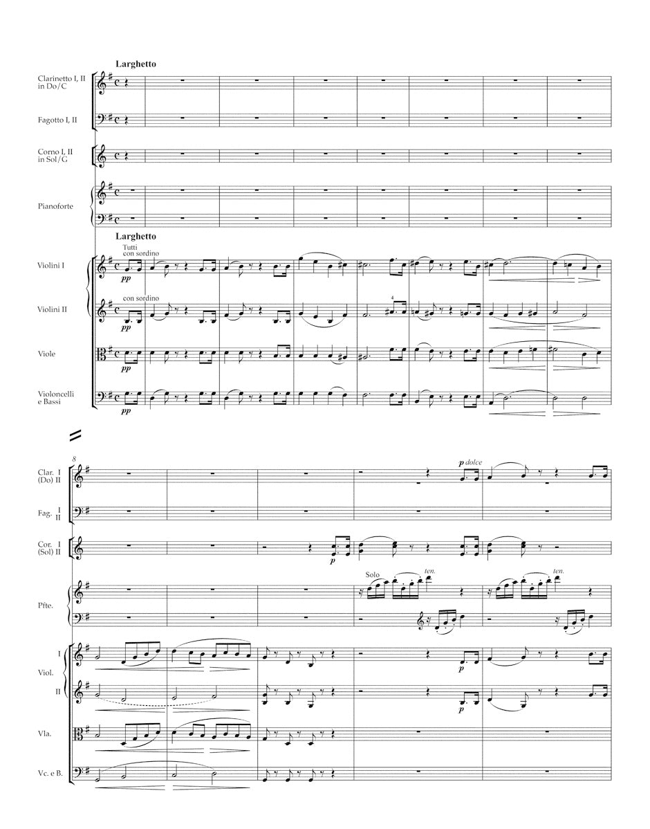 Beethoven Concerto for Pianoforte and Orchestra D major op. 61 (after the Violin Concerto)