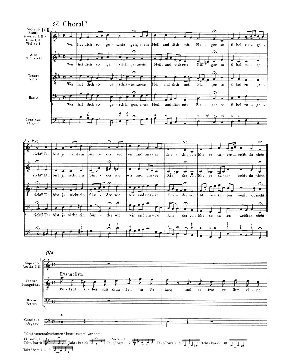Bach St. Matthew Passion BWV 244