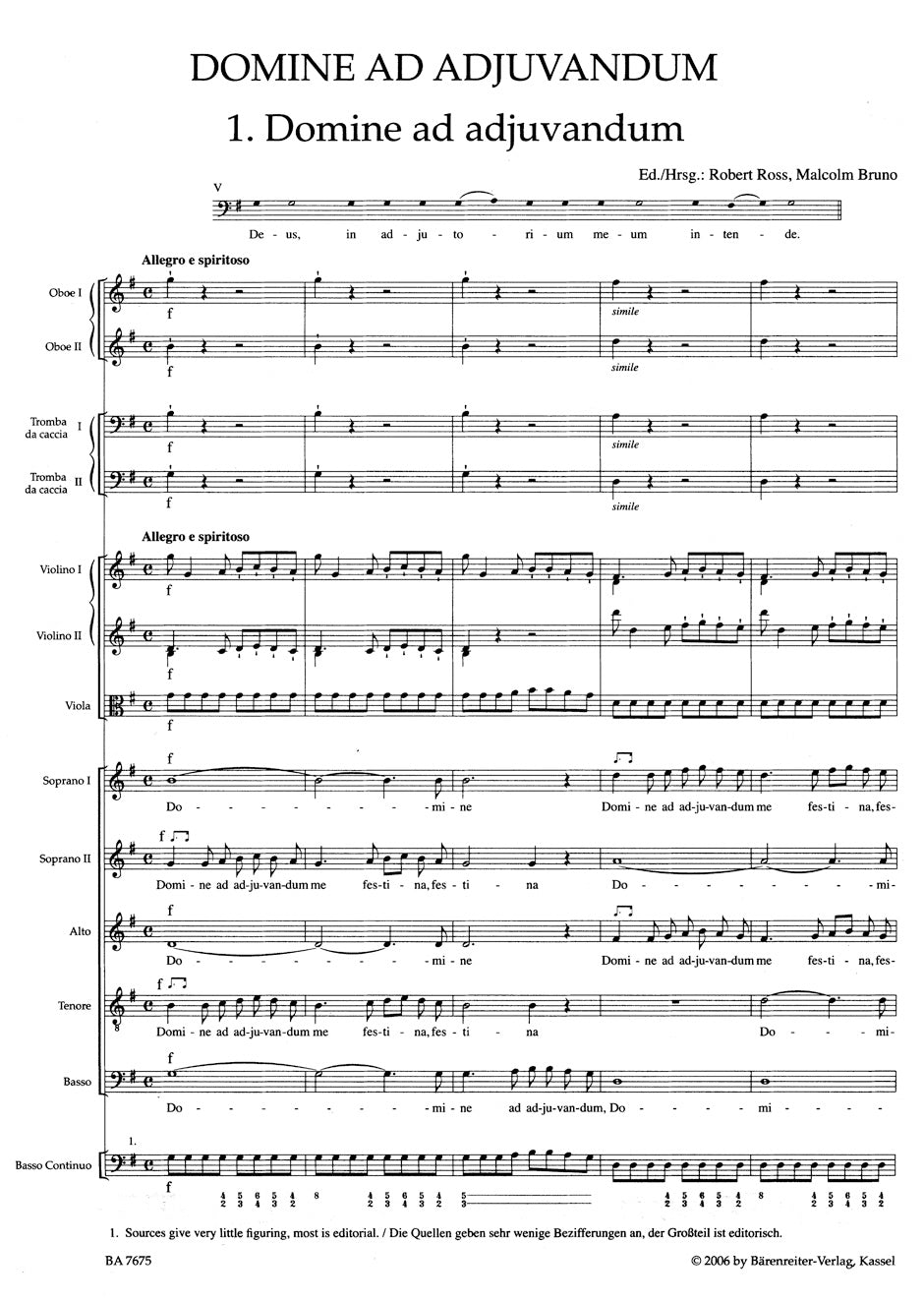 Pergolesi Vespro della Beata Vergine / Vesper