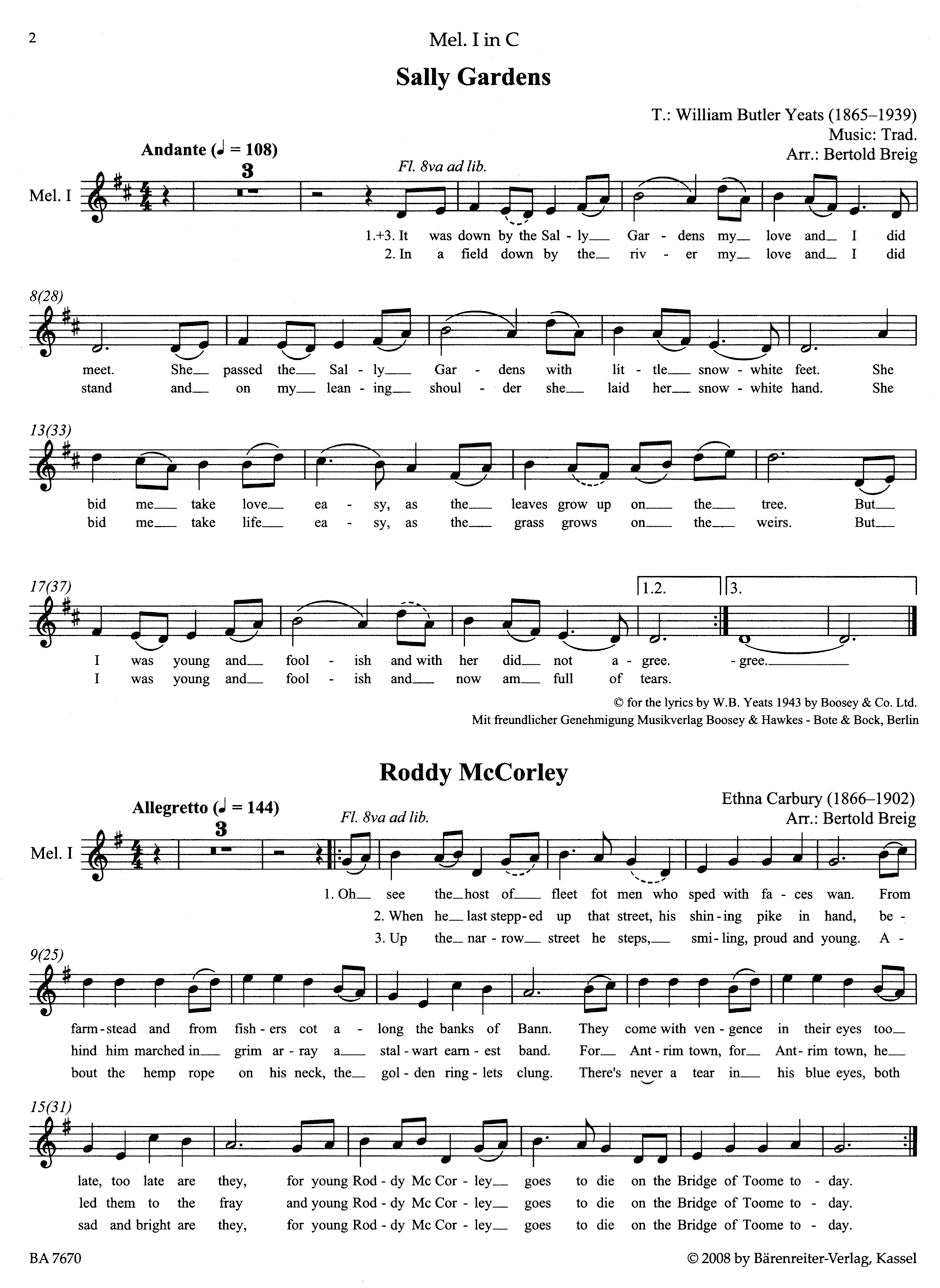 Irish - 9 Arrangements for Variable Instrumentation