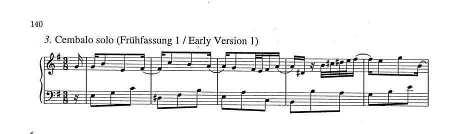 Bach Six Sonatas for Violin and Obbligato Harpsichord BWV 1014-1019