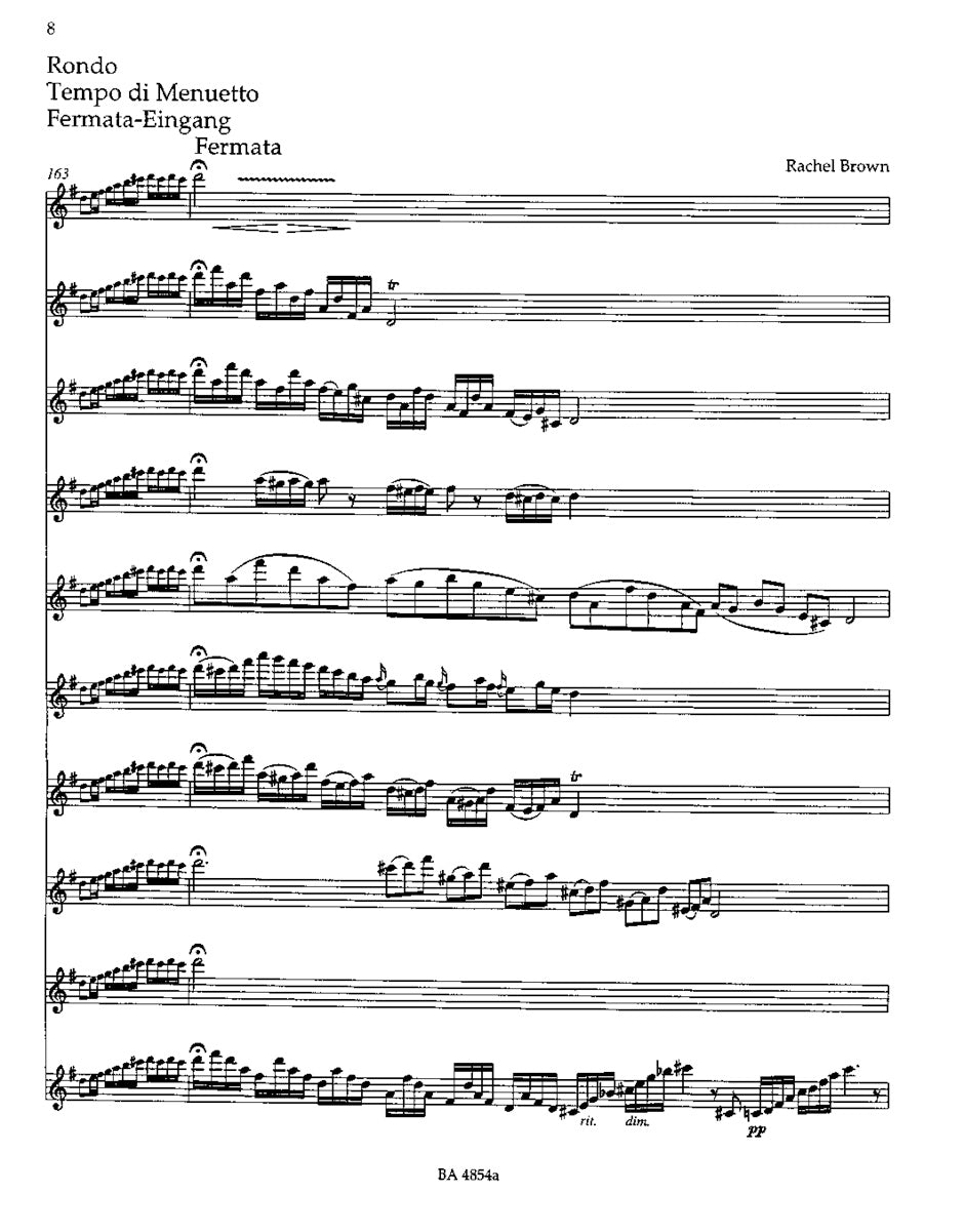 Mozart Concerto for Flute and Orchestra G major K. 313 (285c) - Piano Reduction