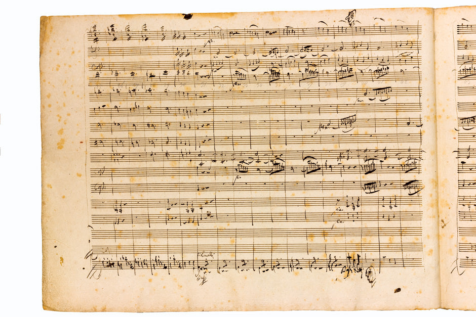 Mozart Piano Concerto C minor K. 491 -Autograph: Royal College of Music, London-