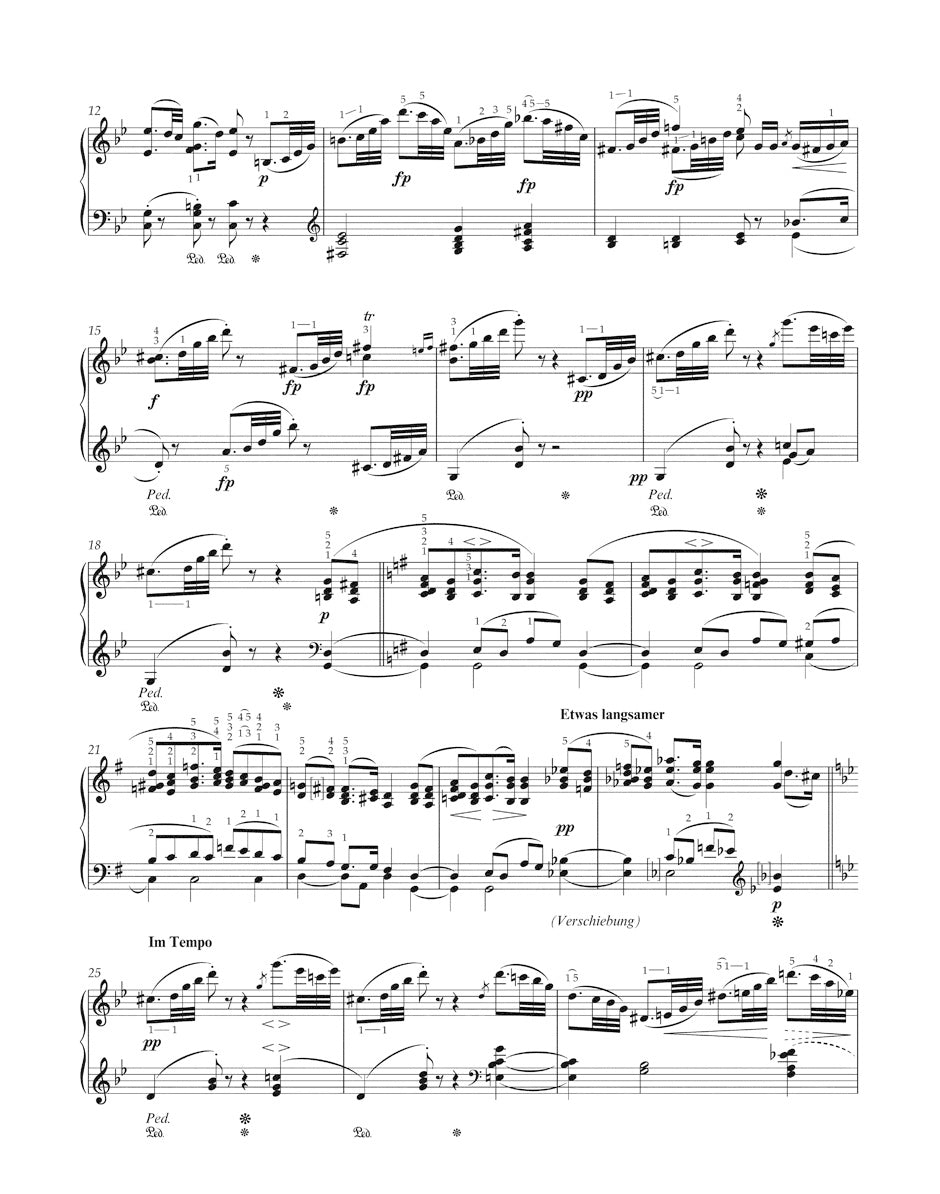 Schumann Forest Scenes op. 82 (Piano Score)