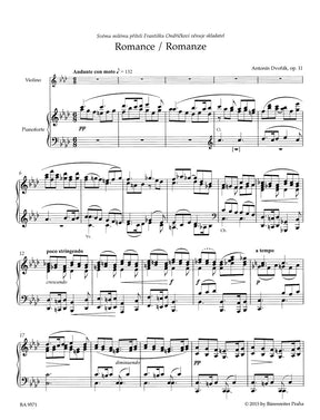 Dvorak Romance op. 11 (Arrangement for Violin and Piano)