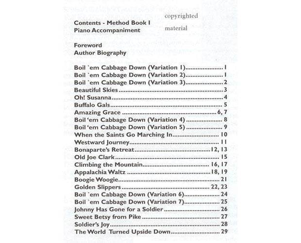 O'Connor Violin Method Book 1 - Piano Accompaniment