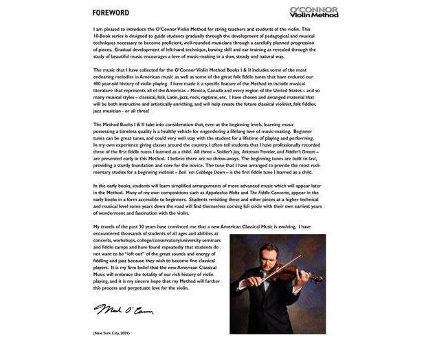 O'Connor Violin Method Book 1
