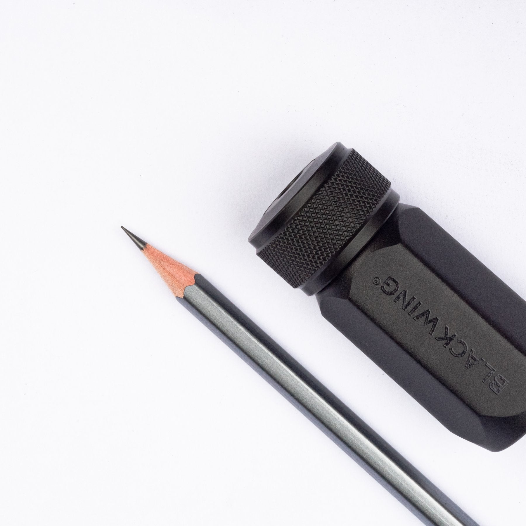 Blackwing One-Step Long Point Pencil Sharpener (Black)