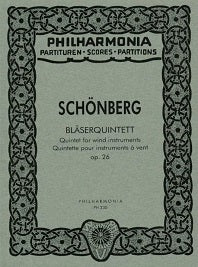 Schoenberg Wind Quintet Op. 26 Study Score