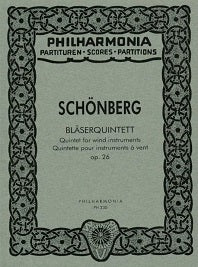 Schoenberg Wind Quintet Op. 26 Study Score