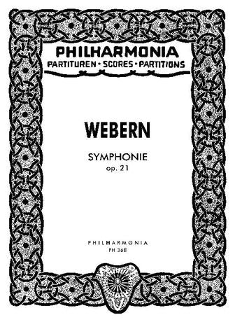 Webern: Symphony for orchestra - op. 21