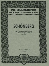 Schoenberg Violin Concerto Op. 36 Study Score