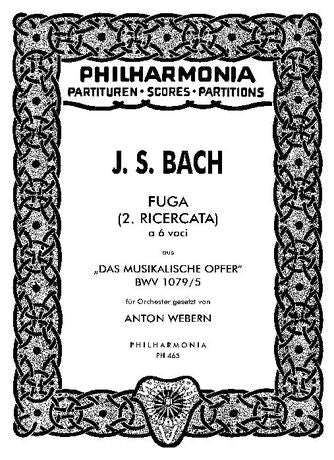 Bach Fuga (2. Ricercata) a 6 voci for orchestra BWV 1079/5