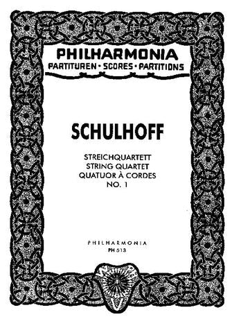 Schulhoff String Quartet 1