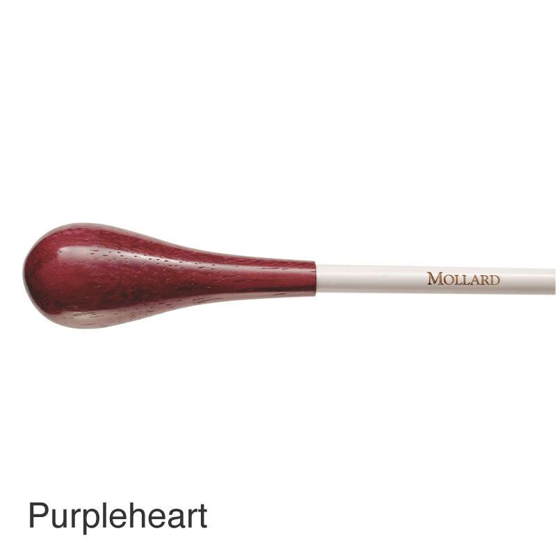 Mollard 12" S Series Baton - Purpleheart Handle with White Shaft