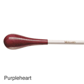 Mollard 12" S Series Baton - Purpleheart Handle with White Shaft