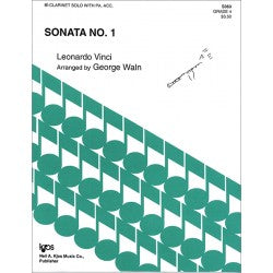 Vinci Clarinet Sonata No. 1