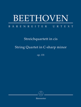 Beethoven String Quartet in C sharp minor Opus 131 OUT OF PRINT
