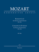 Mozart Concerto for Piano and Orchestra No. 20 D minor K. 466