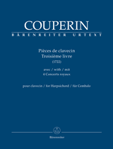 Couperin Pièces de clavecin Troisième livre for Harpsichord (Volume 3)