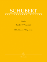 Schubert Lieder, Volume 3 (High voice)