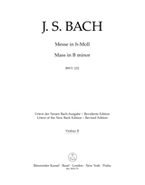 Bach Mass in B minor BWV 232 Violin 2 Part