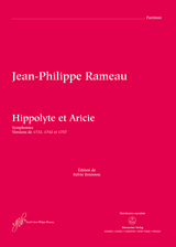 Rameau Hippolyte et Aricie Symphonies - Full Score