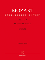 Mozart Mass in B flat major K275