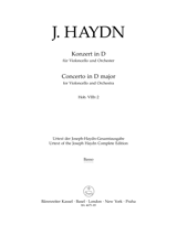 Haydn Concerto for Violoncello and Orchestra in D major Hob. VIIb:2  Bass Part