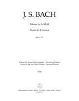 Bach Mass in B minor BWV 232 Viola Part