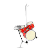 Ornament: 3" Red Drum Set