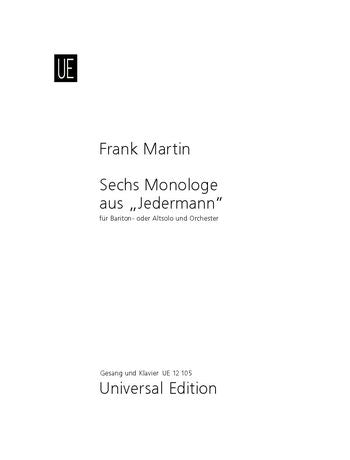 Martin: 6 Monologues from "Jedermann"