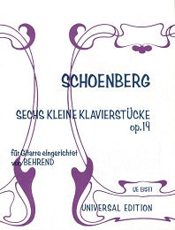 Schoenberg Six Little Piano Pieces Arr. Guitar