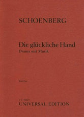 Schoenberg Die Glückliche Hand Study Score