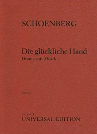Schoenberg Die Glückliche Hand Study Score