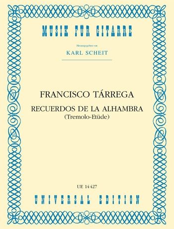 Tárrega  Recuerdos de la Alhambra
