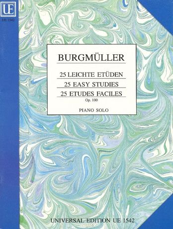 Burgmuller 25 Easy Studies for piano - op. 100
