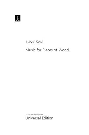 Reich Music for Pieces of Wood