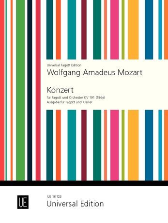 Mozart: Concerto B flat major for bassoon and piano KV 191 (186e)