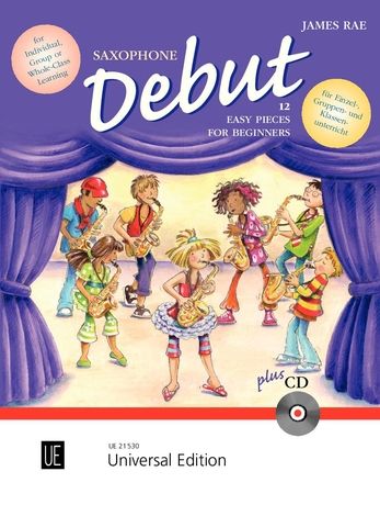 Rae Saxophone Debut- 12 Easy Pieces for Beginners with CD